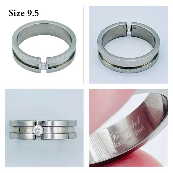 STAINLESS STEEL RING BUNDLE/LOT - Picture 5 of 11